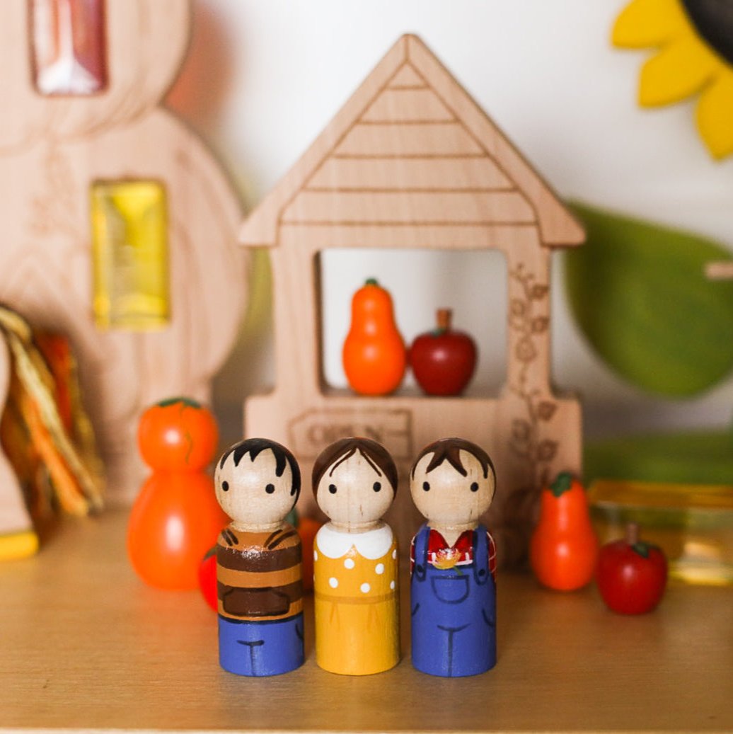 Harvest Festival Peg Dolls