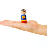 Superman Superhero Peg Doll